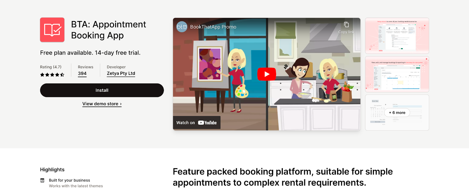 BookThatApp appointment booking app