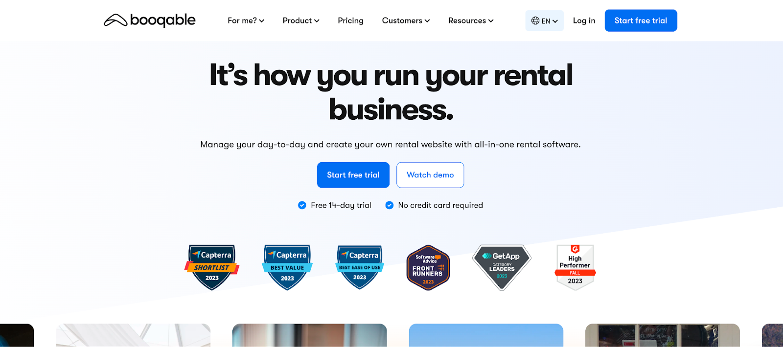 rental booking software