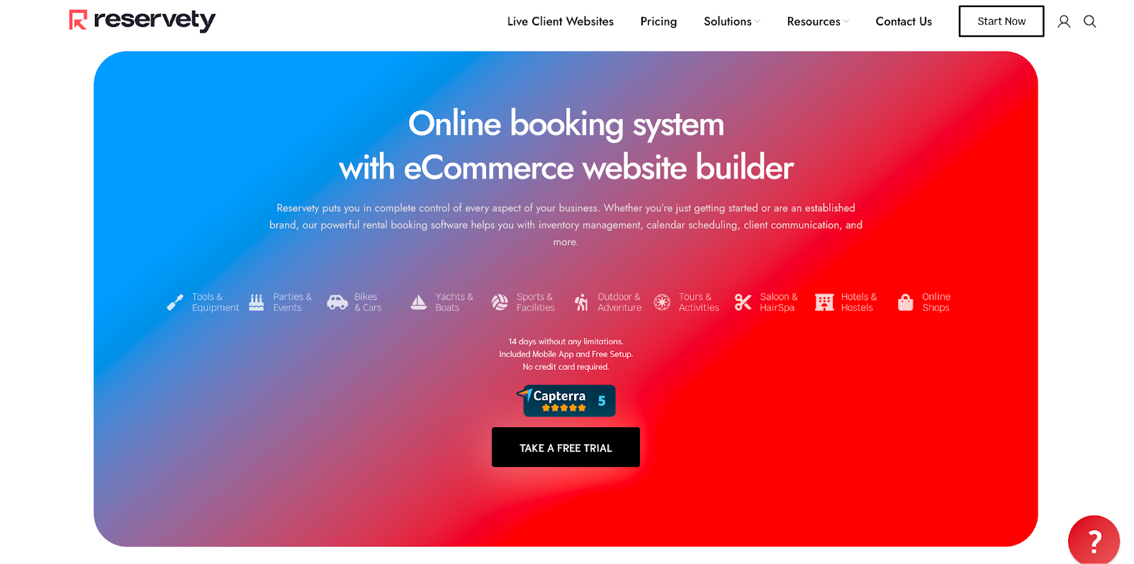rental booking software