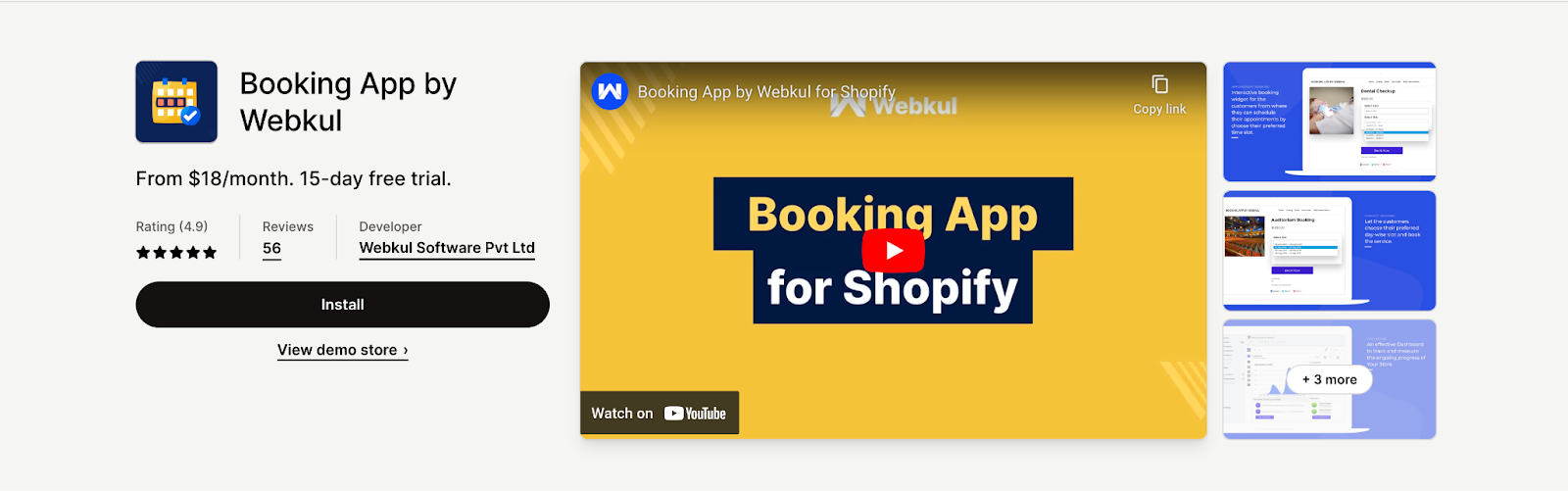 Booking App by Webkul appointment booking app